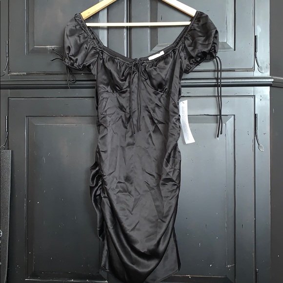 Black top shop mini dress